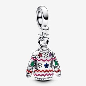 Authentic Pandora Christmas Sweater Dangle Charm